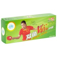 Мяч для настольного тенниса DOUBLE FISH 2**, 10 шт