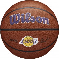 Мяч баскетбольный Wilson NBA LA Lakers WTB3100XBLAL, размер 7