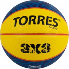 Мяч баскетбольный (стритбол) TORRES Outdoor 3х3 B322346, размер 6