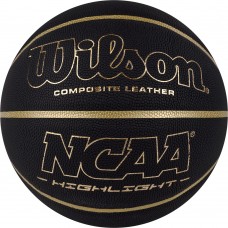 Мяч баскетбольный Wilson NCAA Highlight Gold WTB067519XB07, размер 7