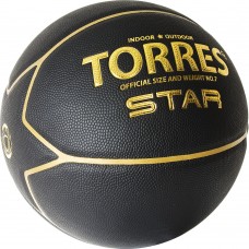Мяч баскетбольный TORRES Star B32317, размер 7