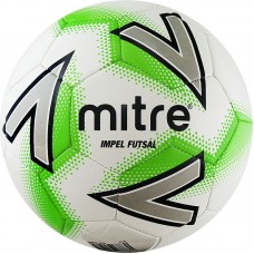 Мяч футзал. "MITRE Futsal Impel" арт.A0029WC5, р.4,30 пан. ПВХ, руч.сш, бел-зел-сер