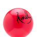 Мяч для художественной гимнастики AGB-301 15 см, красный