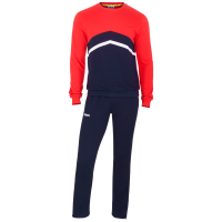 Тренировочный костюм JCS-4201-921, хлопок, темно-синий/красный/белый, детский