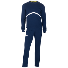 Тренировочный костюм JCS-4201-091, хлопок, темно-синий/белый
