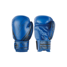 БЕЗ УПАКОВКИ Перчатки боксерские INSANE ODIN, ПУ, синий, 14 oz