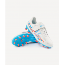 Бутсы футбольные Evofly FG Talant White/blue, детский