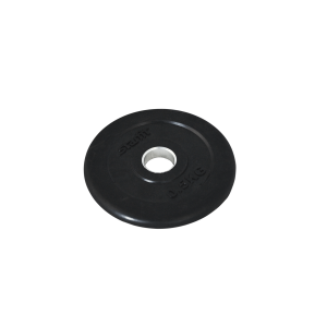 Диск обрезиненный BB-202 d=26 мм, стальная втулка, черный, 0,5 кг