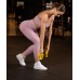 Диск обрезиненный с хватами Starfit BB-205 d=26 мм, без стальной втулки, желтый, 0,5 кг