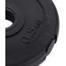 Диск пластиковый BASEFIT BB-203 d=26 мм, черный, 0,5 кг
