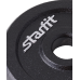 Диск чугунный Starfit BB-204 d=26 мм, черный, 1,25 кг