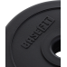 Диск пластиковый BASEFIT BB-203 d=26 мм, черный, 1 кг