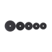 Диск пластиковый BASEFIT BB-203 d=26 мм, черный, 1 кг