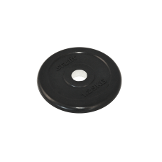 Диск обрезиненный BB-202 d=26 мм, стальная втулка, черный, 1,25 кг