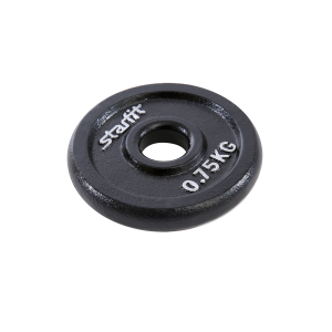 Диск чугунный Starfit BB-204 d=26 мм, черный, 0,75 кг