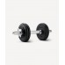 Диск обрезиненный Starfit BB-202 d=26 мм, стальная втулка, черный, 0,5 кг