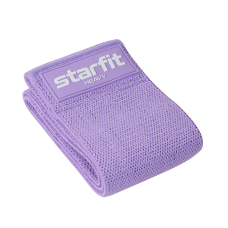 БЕЗ УПАКОВКИ Мини-эспандер STARFIT ES-204, высокая нагрузка, текстиль, фиолетовый пастель