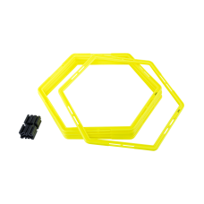 Набор шестиугольных напольных обручей Agility Hoops JA-216, 6 шт.