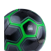 Мяч футбольный Intro №5, черный/зеленый