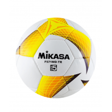 Мяч футбольный F571MD-TR-O, №5, белый/желтый/оранжевый/черный