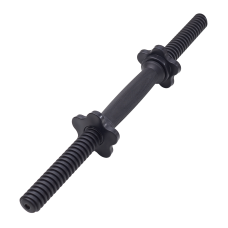 Гриф гантельный BASEFIT BB-106 d=25 мм, пластиковый, с пластиковыми замками, 45 см
