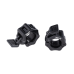 Замки с фиксатором для грифа BB-109, d=26 мм, пластиковые, черный, 2 шт.