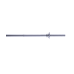 Гриф для штанги BB-103 прямой, d=25 мм, металл, с металлическими замками, хром, 120 см