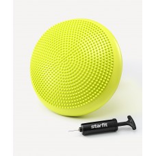 Диск балансировочный Starfit BP-104, с насосом, массажный, лаймовый