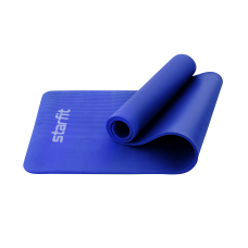 Коврик для йоги и фитнеса FM-301, NBR, 183x61x1,2 см, темно-синий