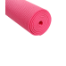 Коврик для йоги и фитнеса FM-101, PVC, 173x61x0,6 см, розовый