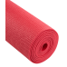 Коврик для йоги и фитнеса FM-101, PVC, 183x61x0,3 см, красный