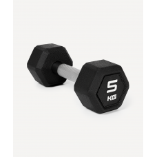 Гантель гексагональная Starfit DB-301PRO 5 кг, обрезиненная, черный