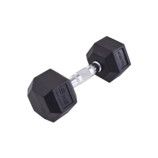 Гантель гексагональная Starfit DB-301 9 кг, обрезиненная, черный
