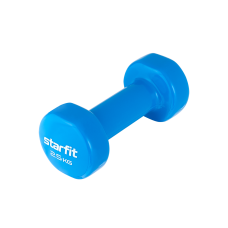 Гантель виниловая Starfit DB-101 2,5 кг, синий