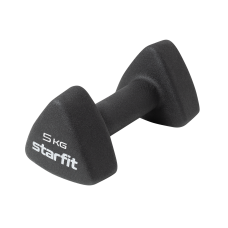 УЦЕНКА Гантель неопреновая Starfit DB-205 5 кг, черный