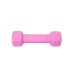 Гантель неопреновая DB-201 1 кг, розовый пастельный