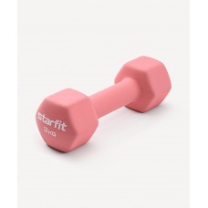 Гантель неопреновая Starfit DB-201 3 кг, коралловый
