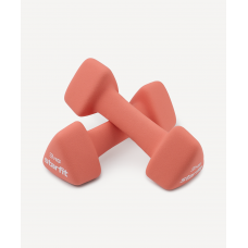 УЦЕНКА Гантель неопреновая STARFIT DB-205 3 кг, коралловый, пара