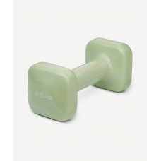 УЦЕНКА Гантель виниловая STARFIT DB-106 2,5 кг, оливковый