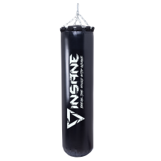УЦЕНКА Мешок боксерский INSANE PB-01, 140 см, тент, 70 кг, черный