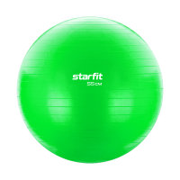 Фитбол GB-106 антивзрыв, 900 гр, с ручным насосом, зеленый, 55 см