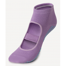 Носки для йоги SW-220, фиолетовый пастель, 1 пара