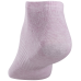 Носки низкие SW-205, розовый меланж/светло-серый меланж, 2 пары