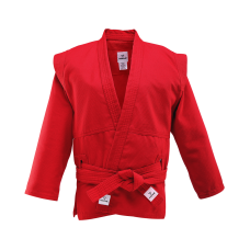 Куртка для самбо START, хлопок, красный, 48-50