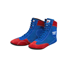 Обувь для самбо EXPERT FIAS, синий/красный