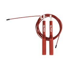 Скакалка скоростная RP-302, металл, 3 м, с подшипниками и шарнирами, красный
