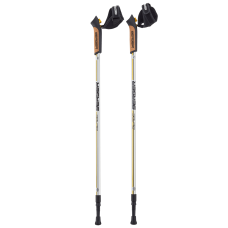 Скандинавские палки Blade, 77-135 см, 2-секционные, серебристый/желтый/черный