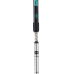 Скандинавские палки Serenity, 77-135 см, 2-секционные, серебристый/черный/мятный, для треккинга