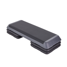 УЦЕНКА Степ-платформа быстросборная SP-205 108х41,5х20 см, обрезиненная, 3-х уровневая