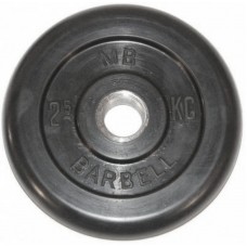 Диск обрезиненный BARBELL MB (металлическая втулка) 2.5 кг / диаметр 31 мм